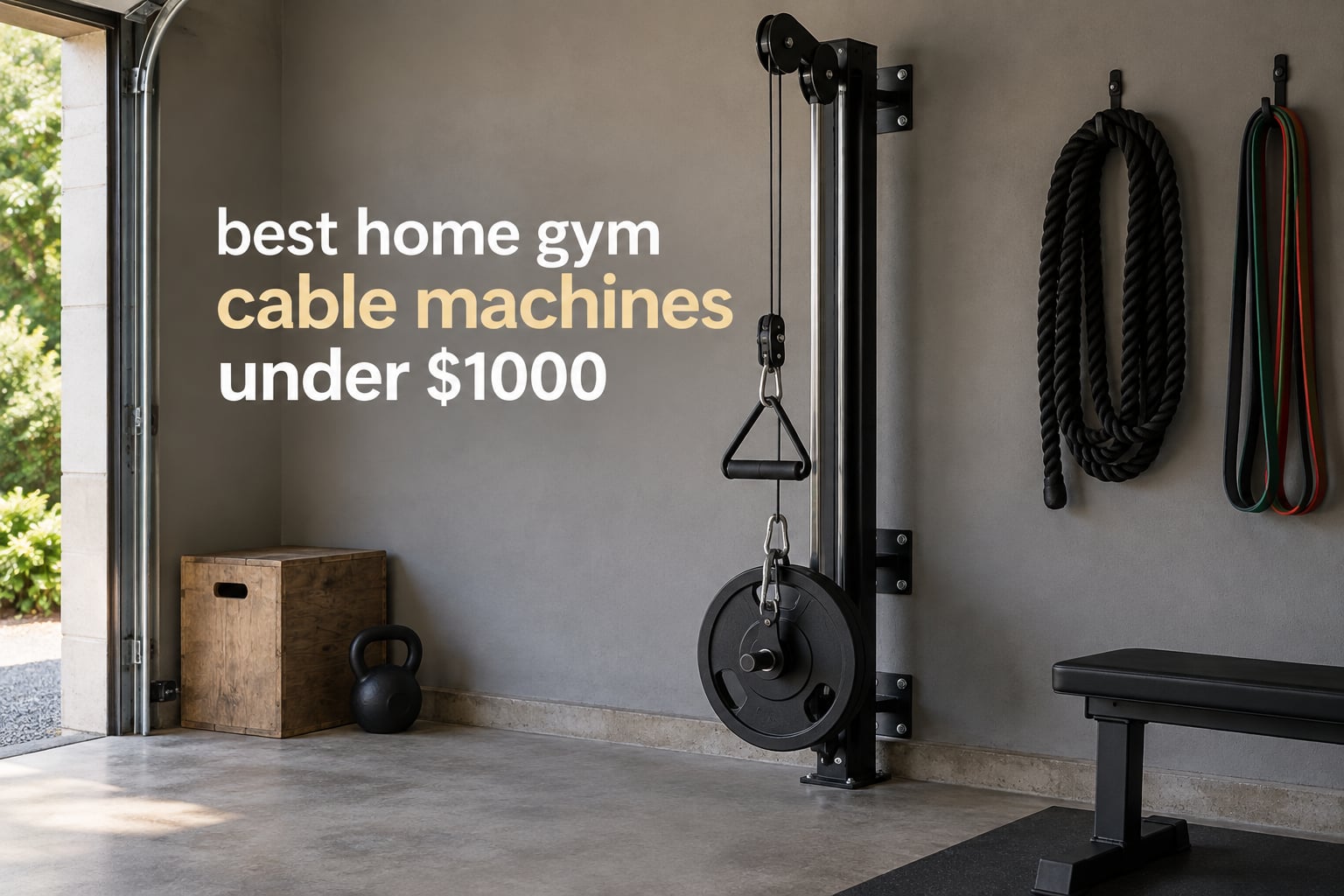 best home gym cable machines under $1000