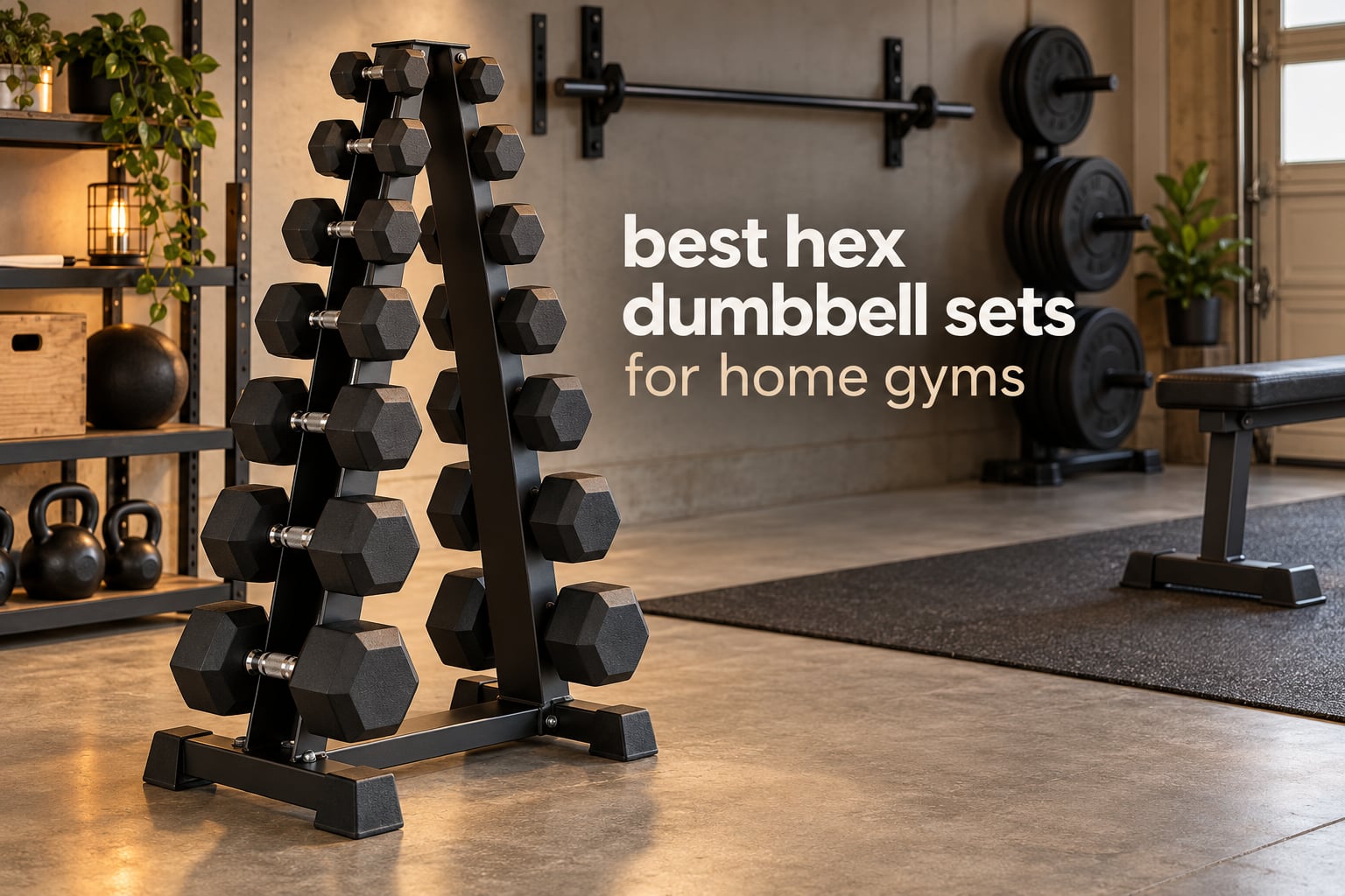 best hex dumbbell sets for home gyms