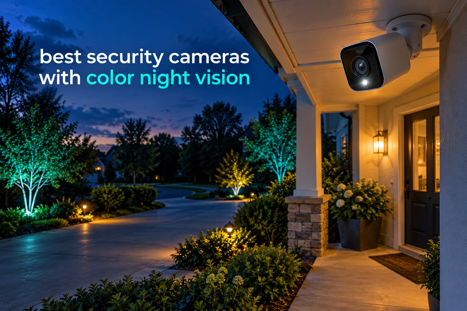 best security cameras with color night vision