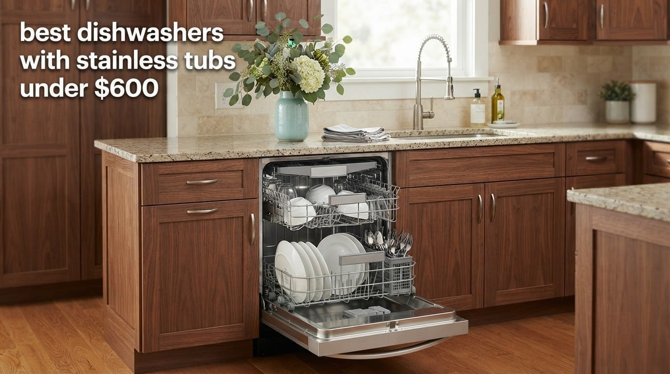 best dishwashers with stainless tubs under $600