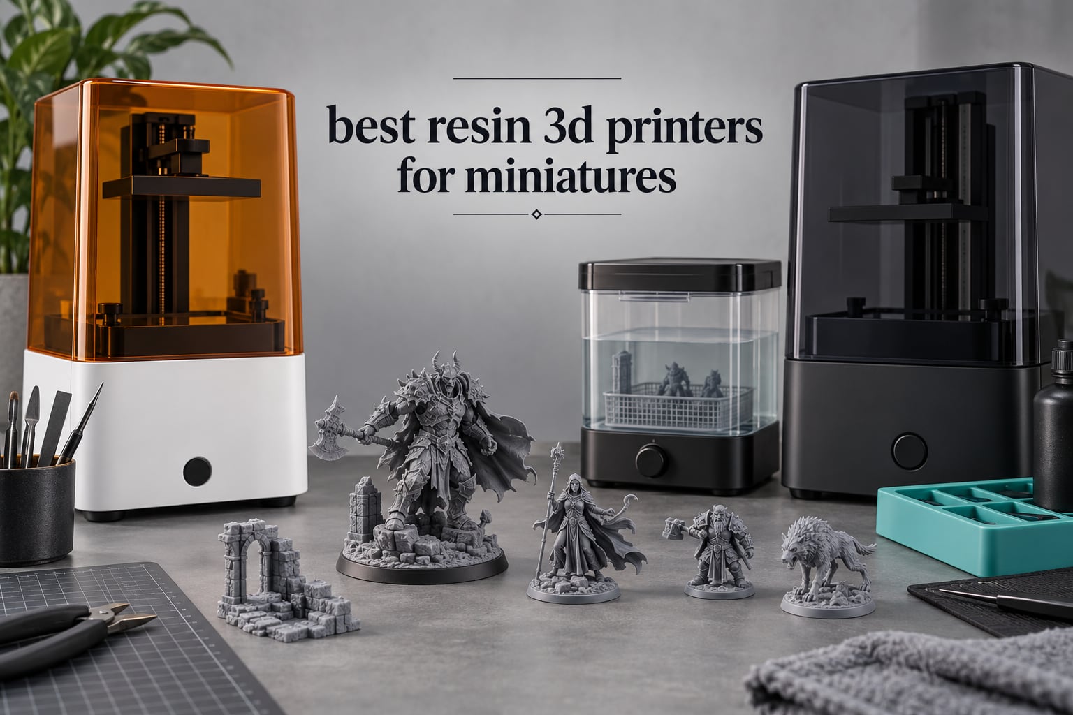 best resin 3d printers for miniatures