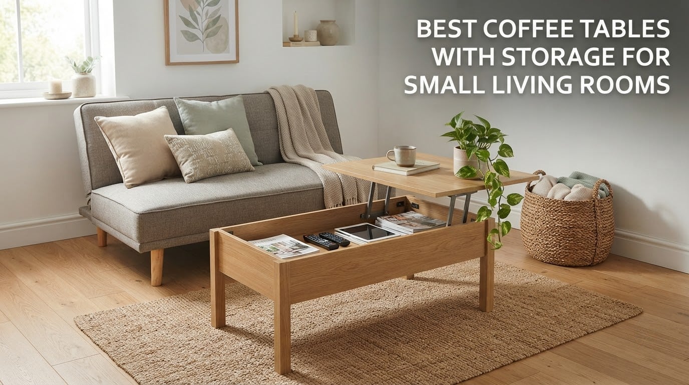 best coffee tables with storage for small living rooms