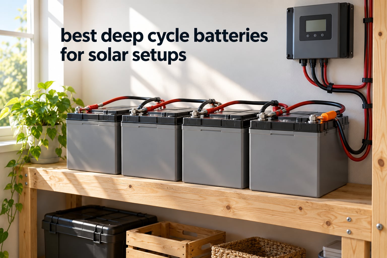 best deep cycle batteries for solar setups