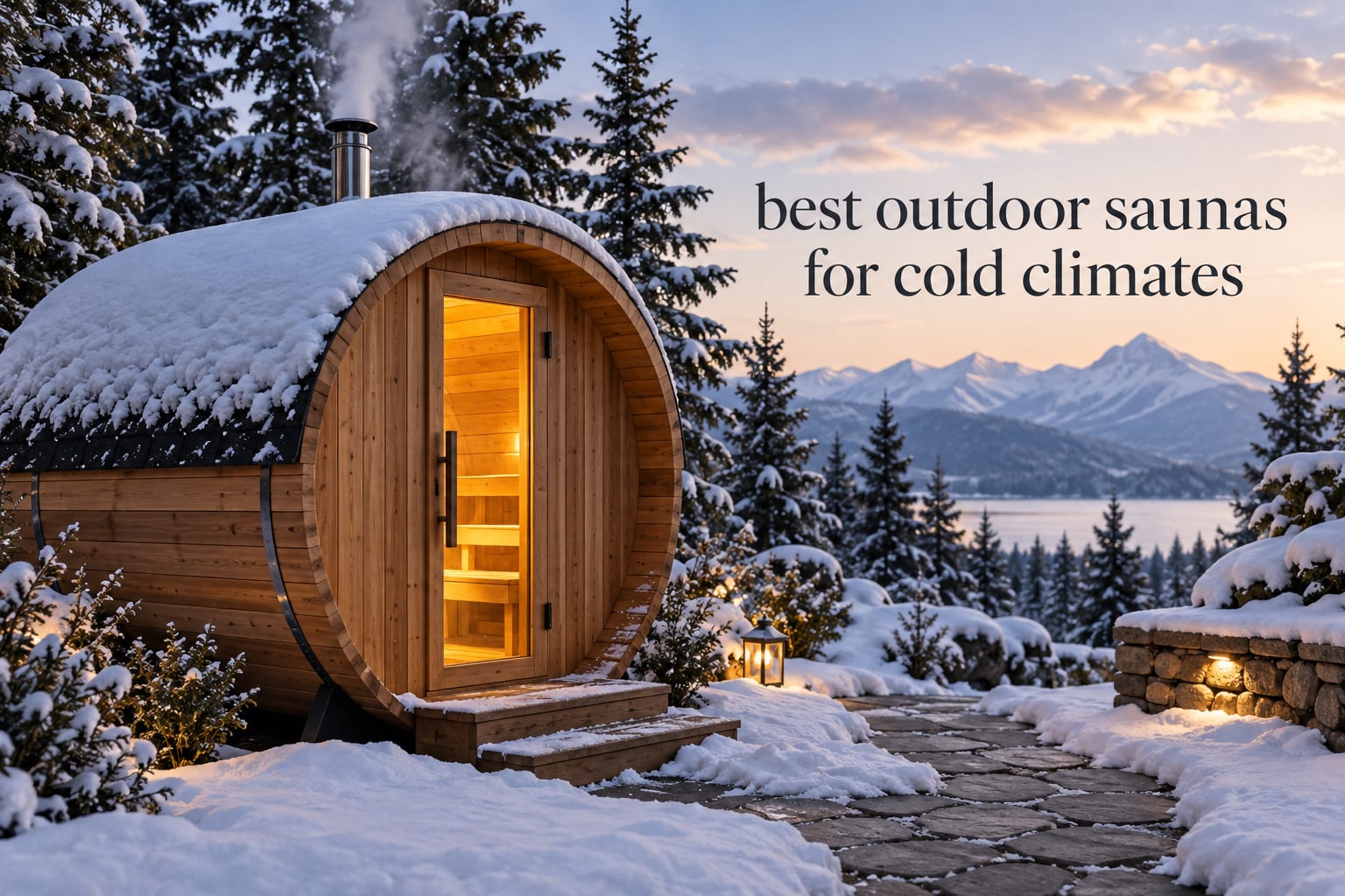 best outdoor saunas for cold climates