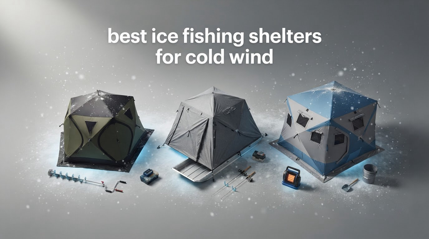 best ice fishing shelters for cold wind