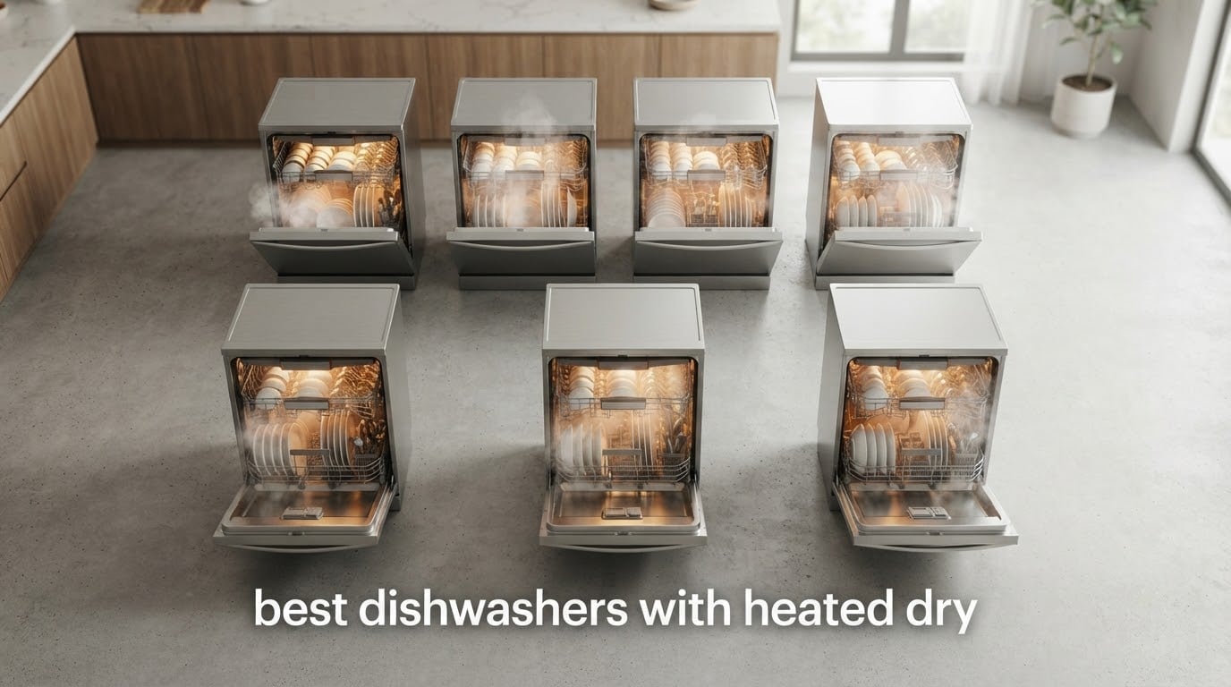 best dishwashers with heated dry