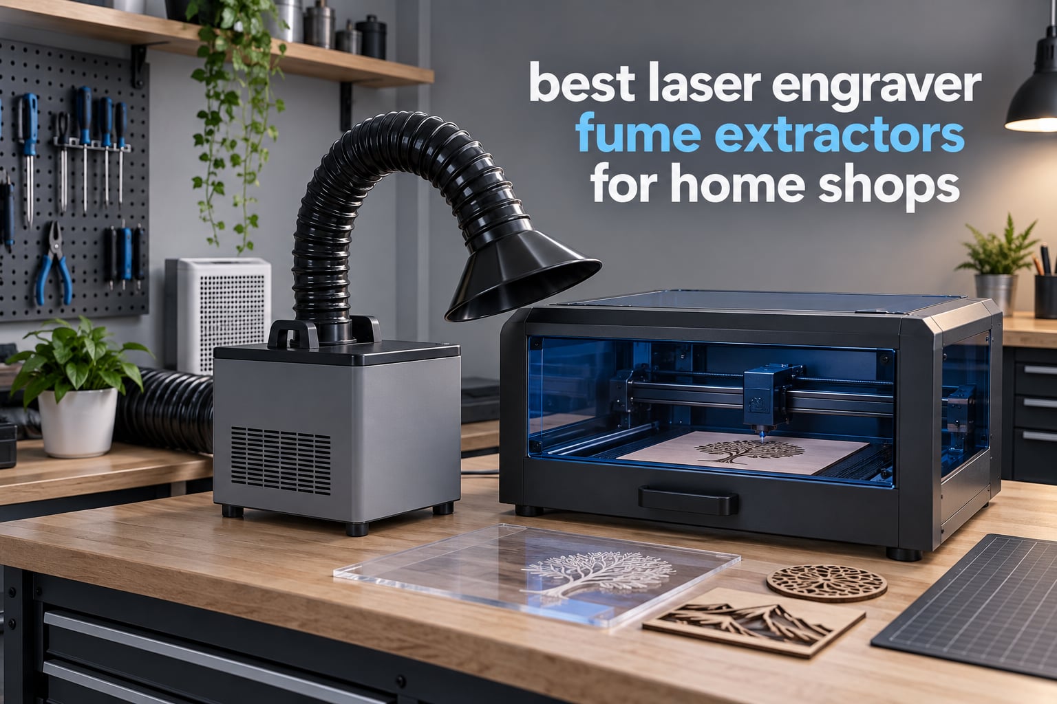 best laser engraver fume extractors for home shops