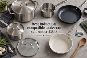best induction compatible cookware sets under $200