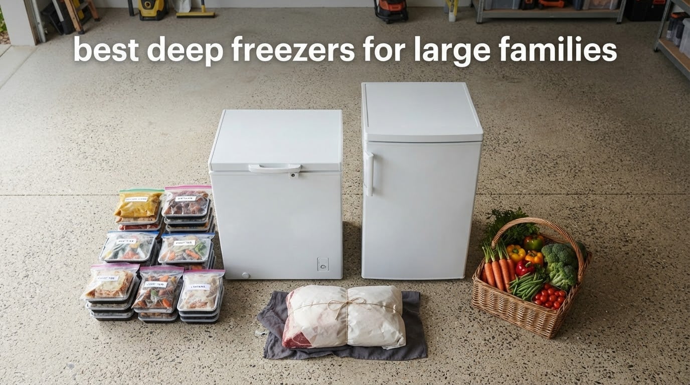 best deep freezers for large families