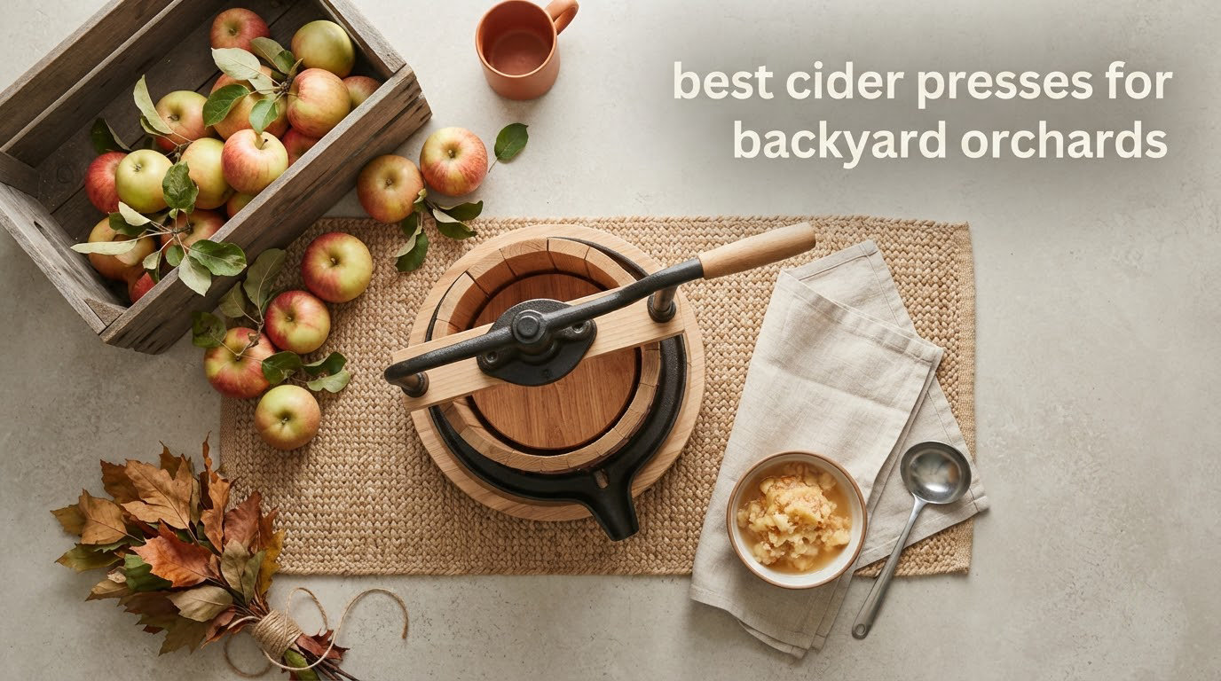 best cider presses for backyard orchards