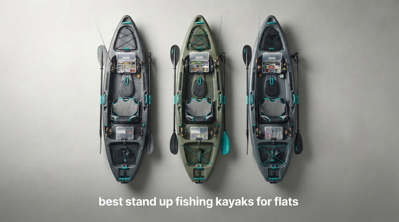 best stand up fishing kayaks for flats