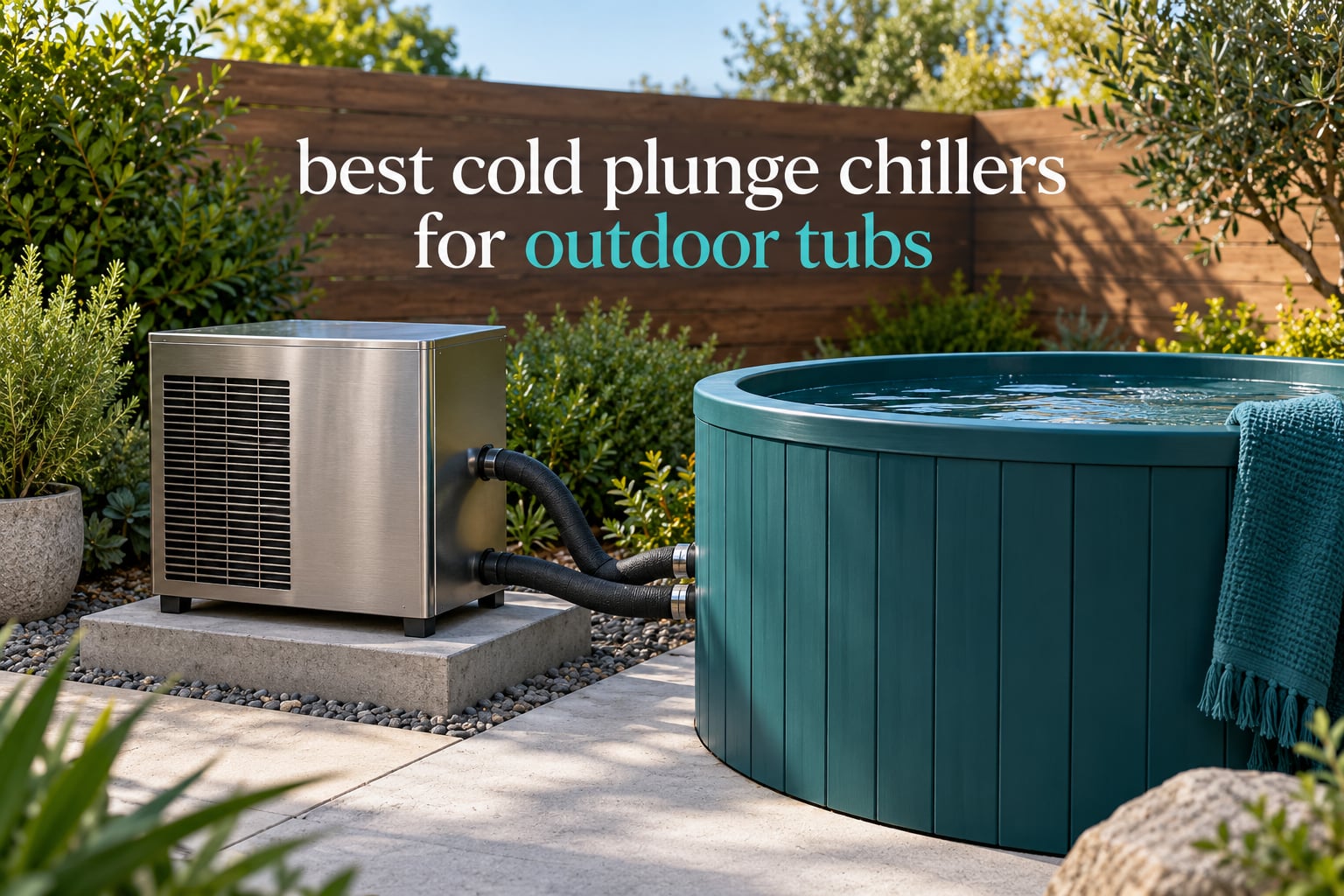 best cold plunge chillers for outdoor tubs