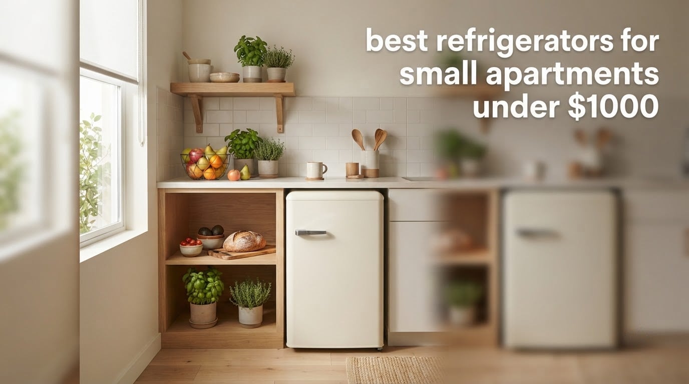 best refrigerators for small apartments under $1000