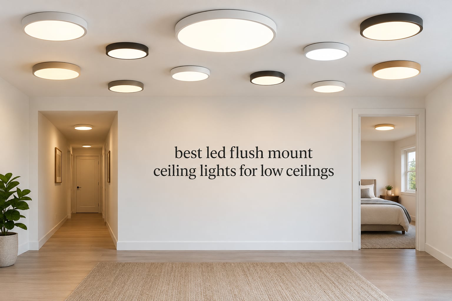 best led flush mount ceiling lights for low ceilings