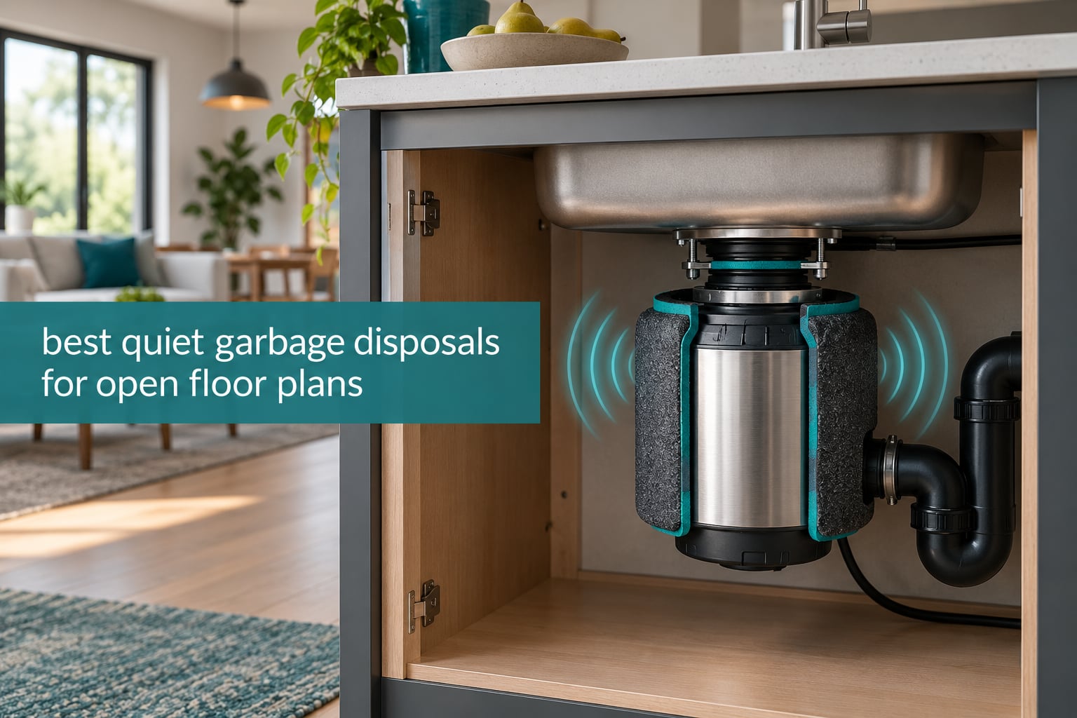 best quiet garbage disposals for open floor plans