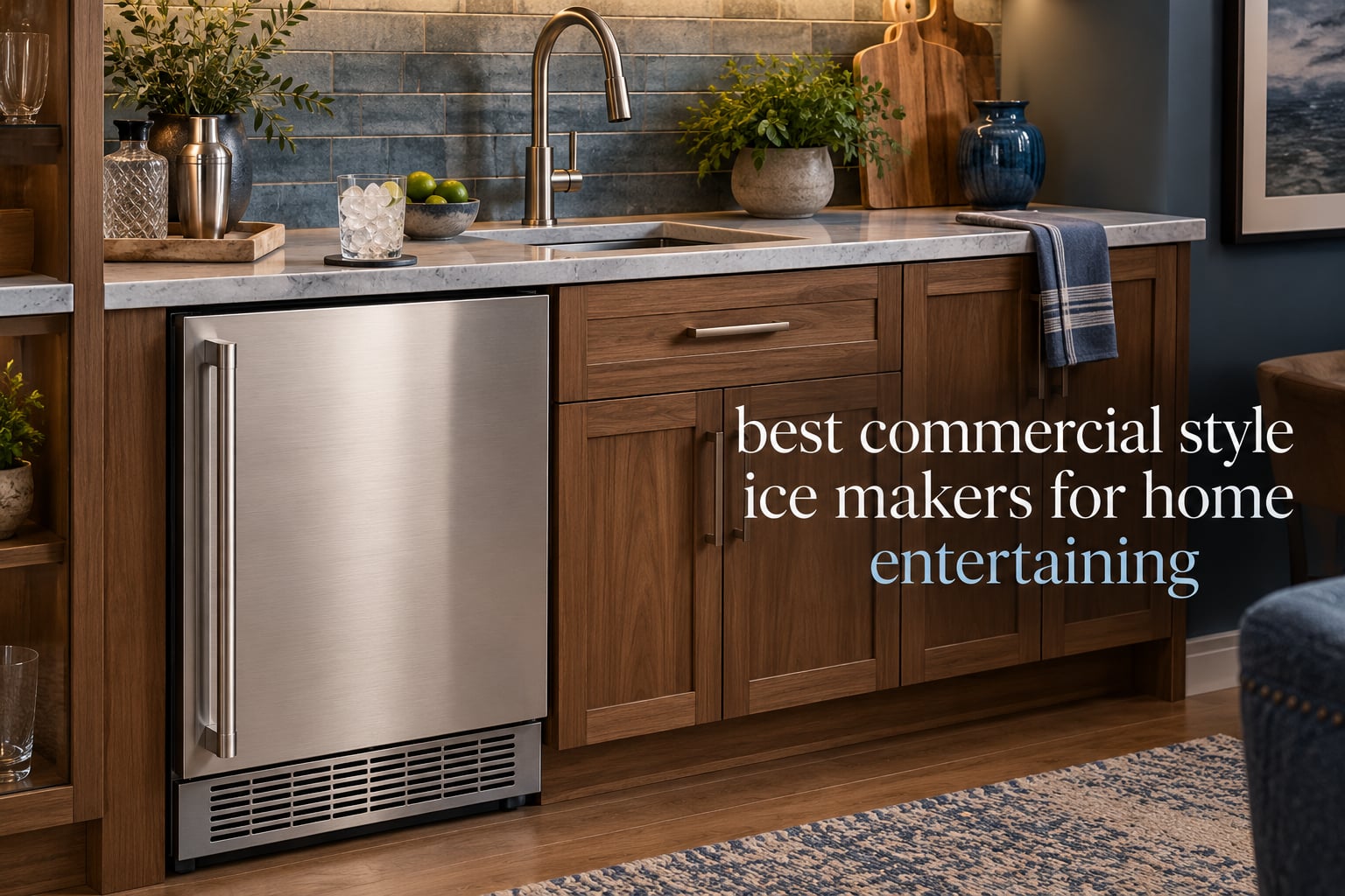 best commercial style ice makers for home entertaining