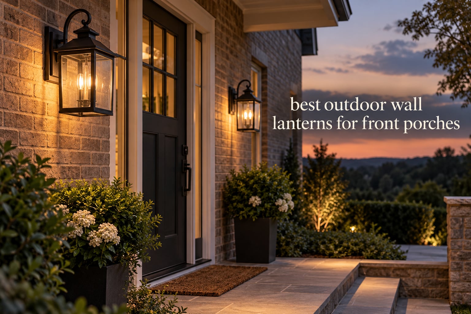 best outdoor wall lanterns for front porches