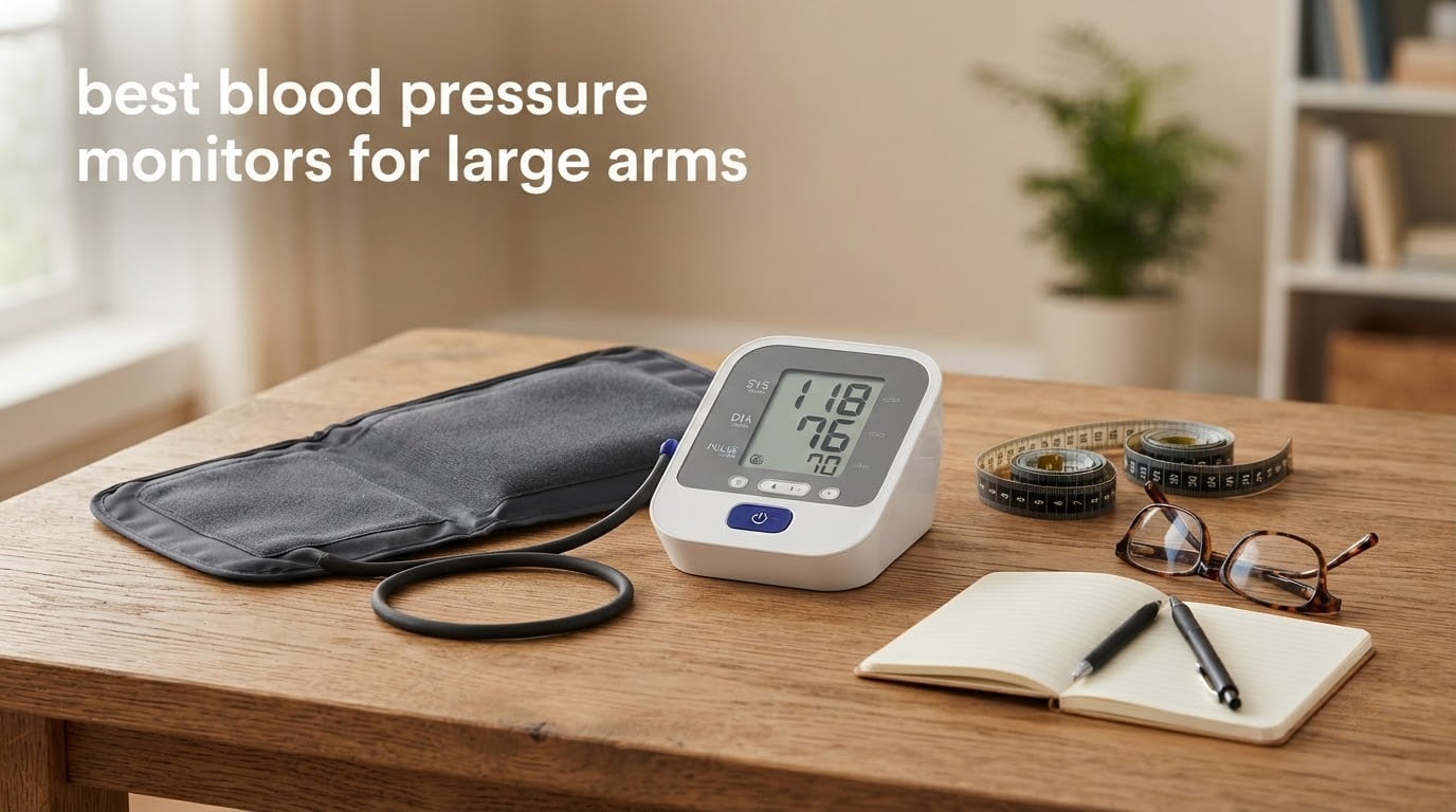 best blood pressure monitors for large arms