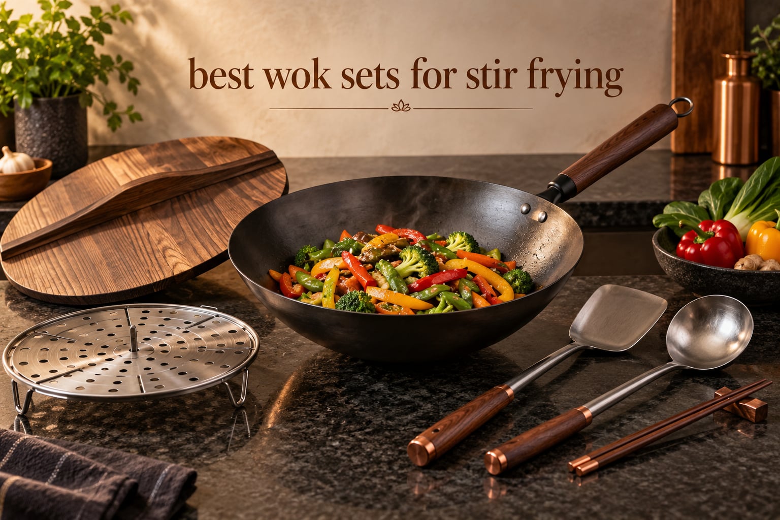best wok sets for stir frying