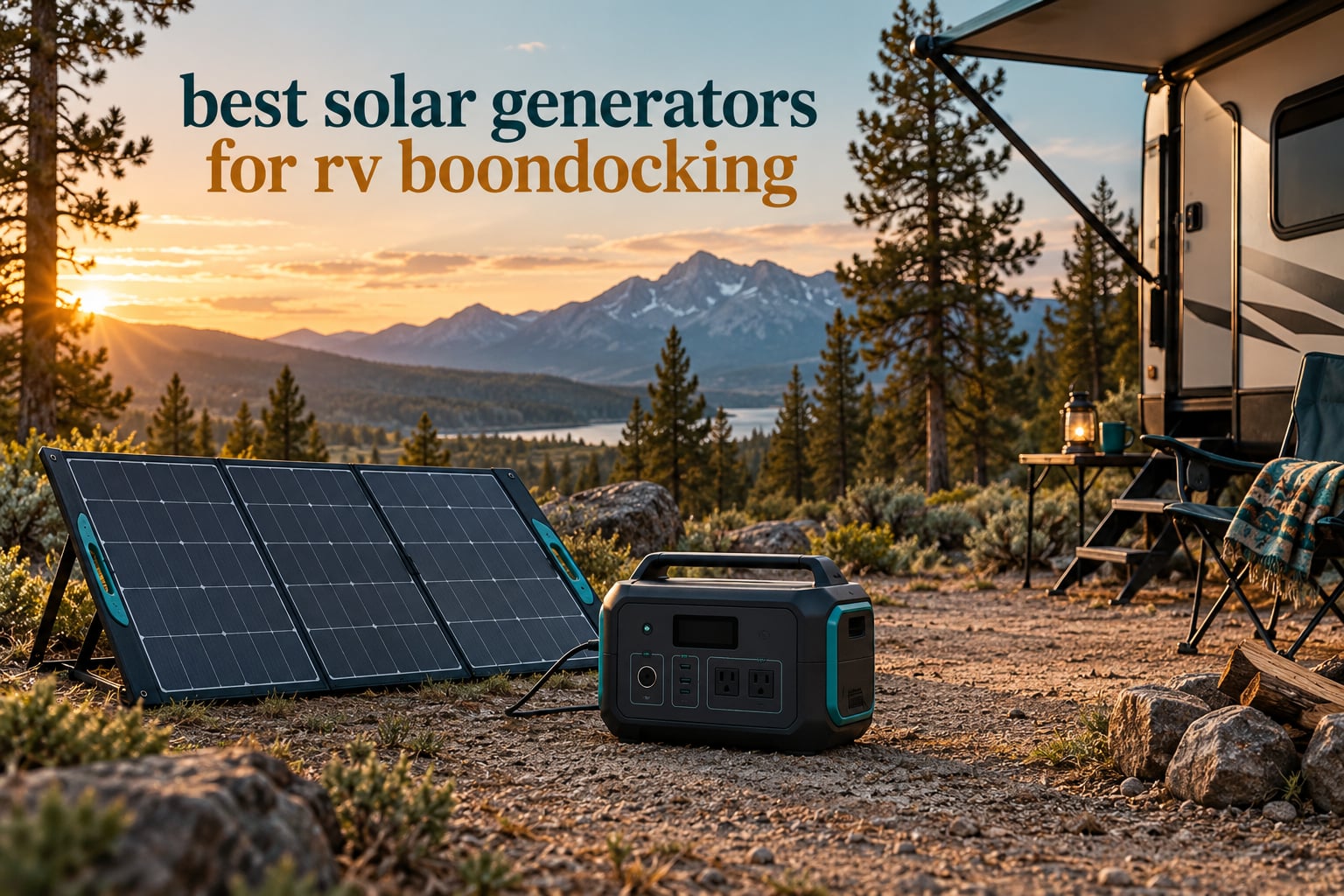 best solar generators for rv boondocking