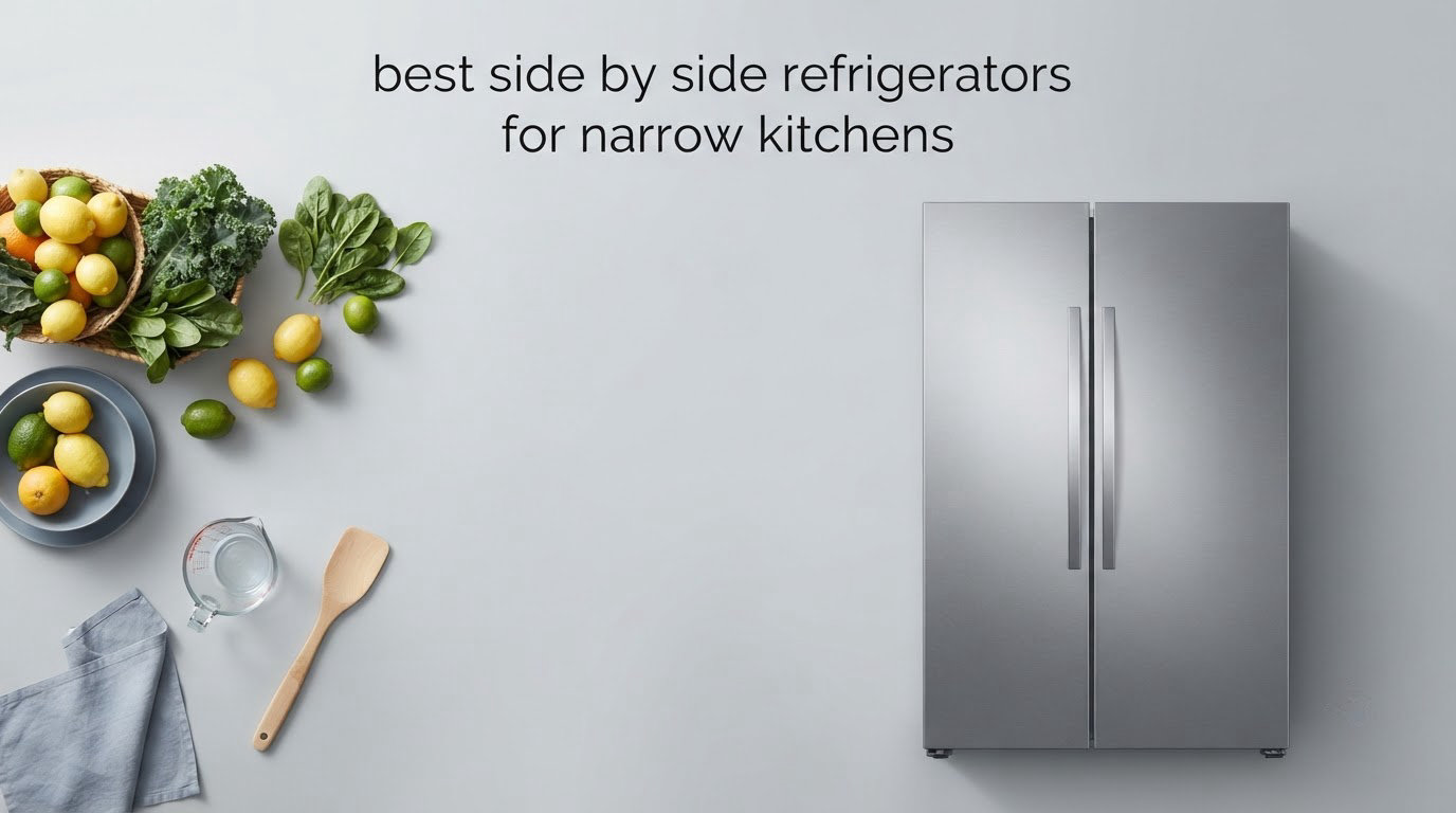 best side by side refrigerators for narrow kitchens