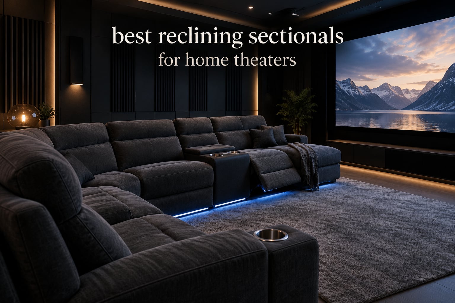 best reclining sectionals for home theaters