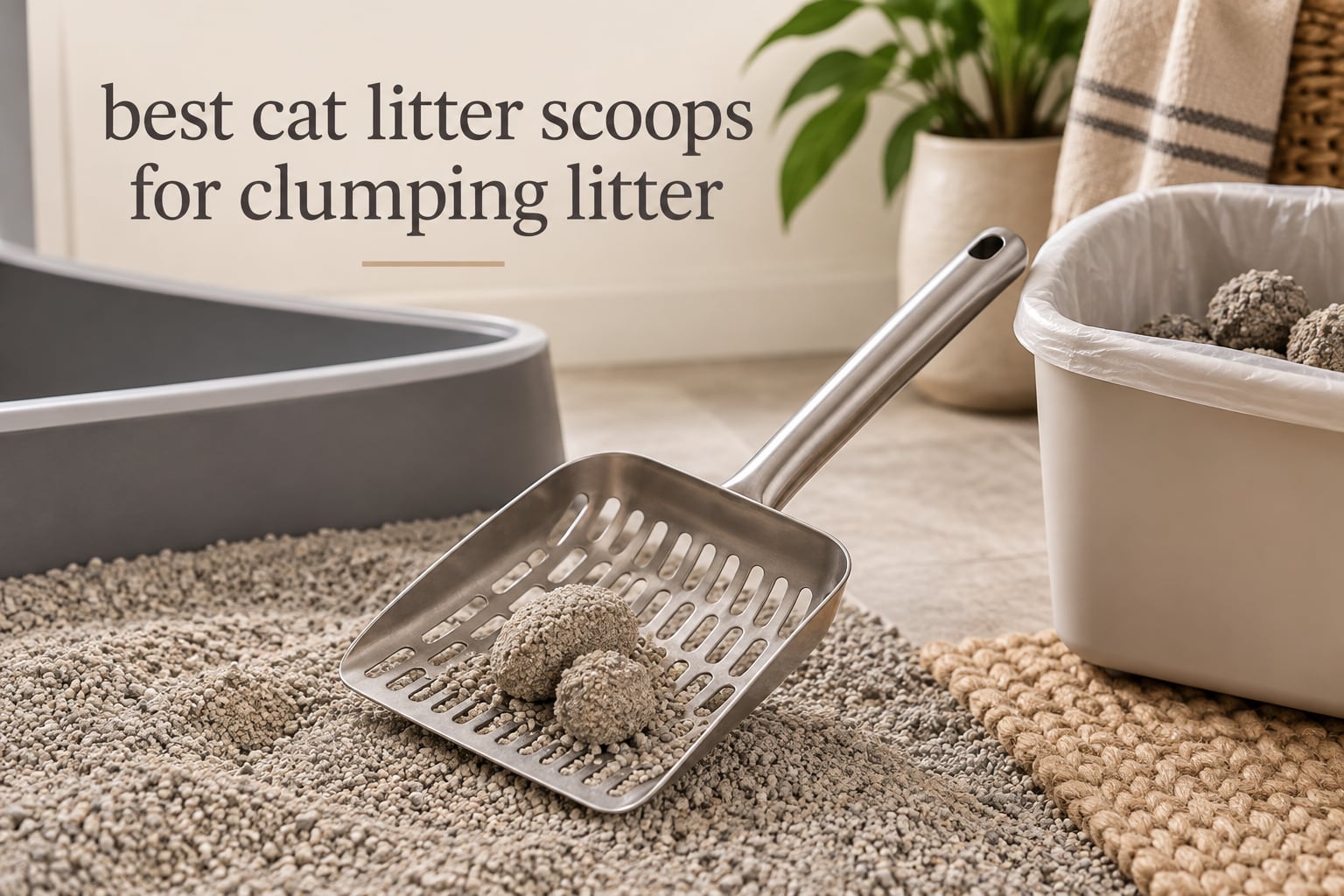 best cat litter scoops for clumping litter