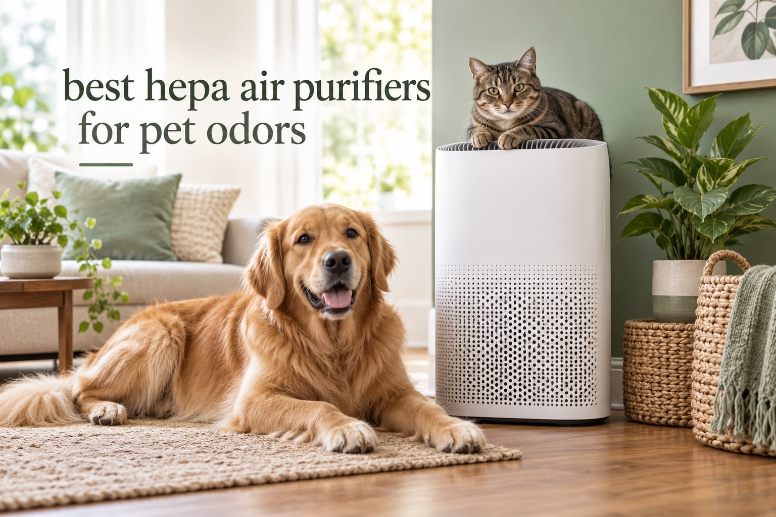 best hepa air purifiers for pet odors